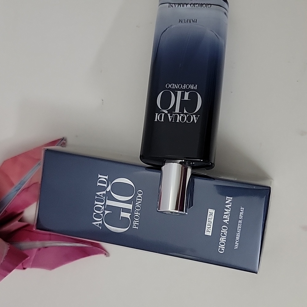 NEW ACQUA DI GIO PROFONDO PARFUM GIORGIO ARMANI 0.5 oz Spray NEW IN SEALED BOX